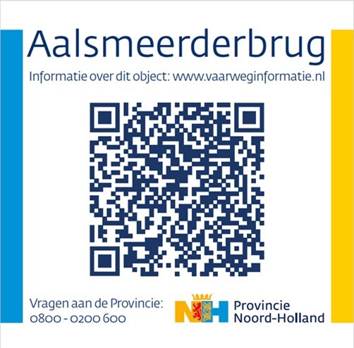 QR-code bord Aalsmeerderbrug