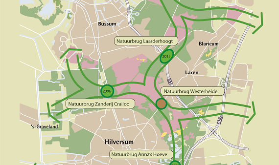 Kaart ecologische verbindingszones