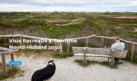 Schermafbeelding Visie Recreatie & Toerisme Noord-Holland 2030