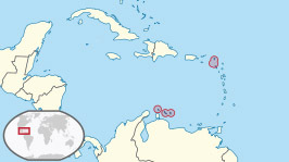 Curaçao op de kaart