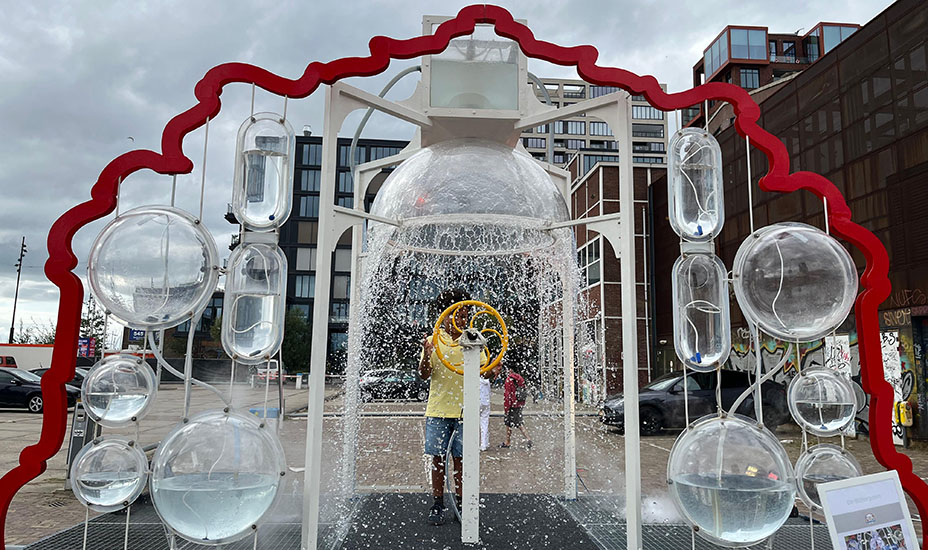 Kunstinstallatie Waterpoort