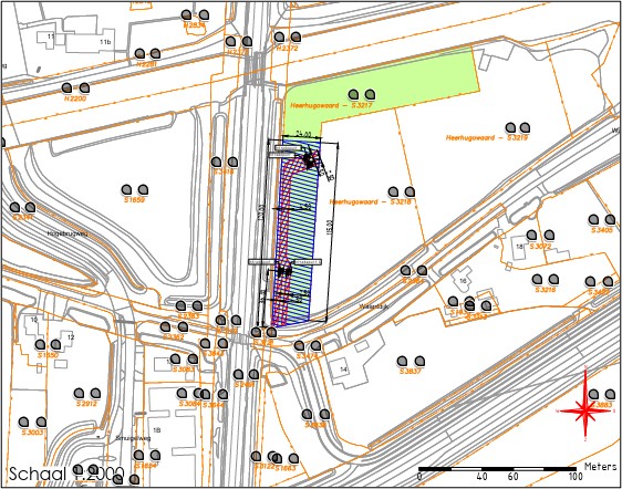 Kaartje van perceel 3217