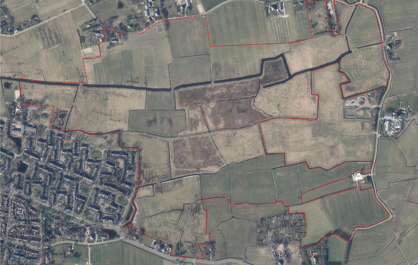 Luchtfoto Zuurvenspolder