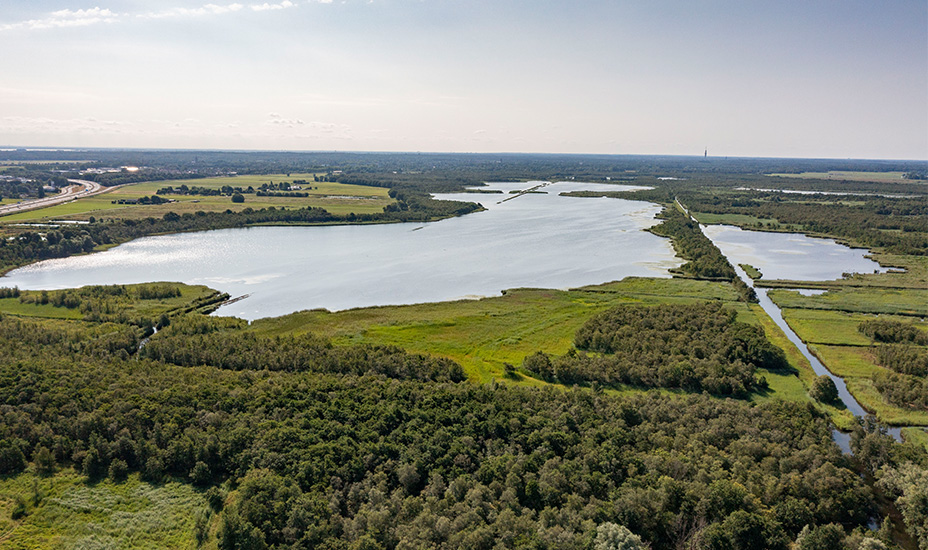 Luchtfoto Naardermeer