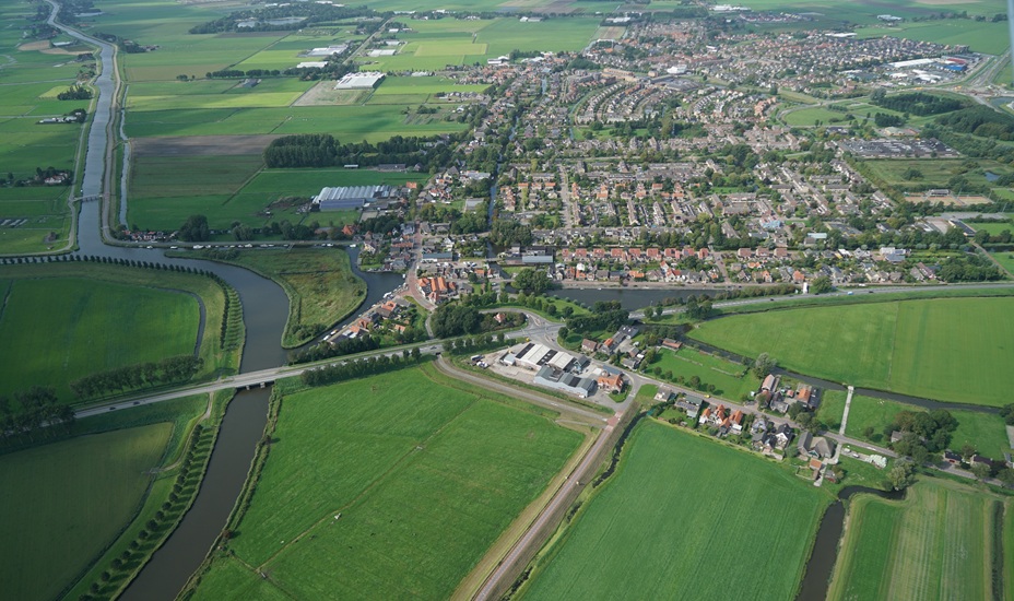Luchtfoto van Avenhorn.
