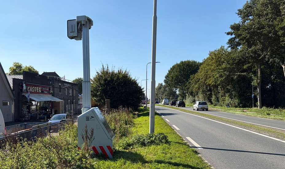 Flexflitser op Provincialeweg (N504) in Noord-Scharwoude