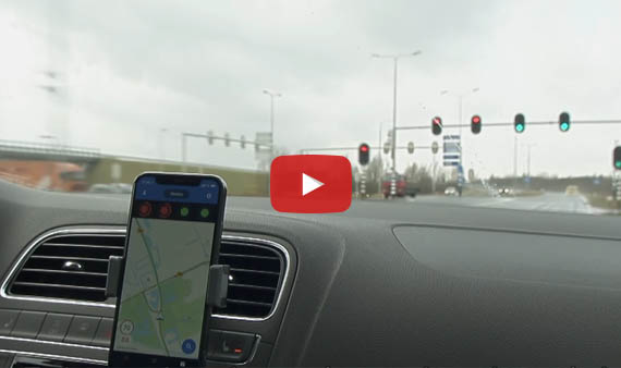 Bekijk de video 'Slimme verkeerslichten op de N205'