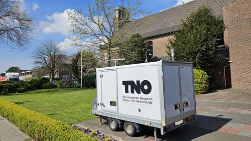 Meetstation luchtkwaliteit in Krommenie