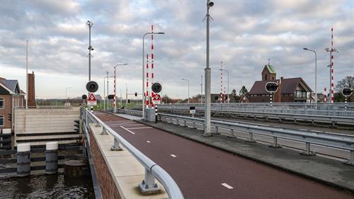 Het brugdek van Brug Ouderkerk