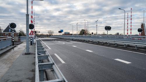 Het brugdek van Brug Ouderkerk