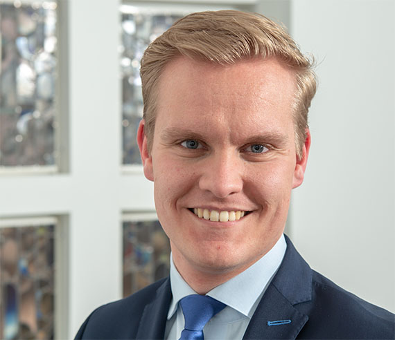 Portretfoto Statenlid Bas de Wit (VVD), 2020