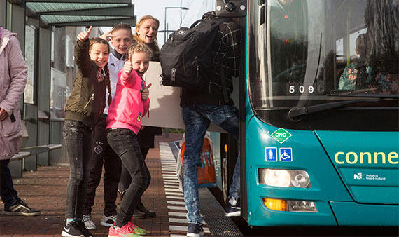 Reizigers tevreden over openbaar vervoer in Noord-Holland