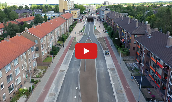 Videostill Natuurbrug Alexiatunnel en busbaan gereed