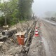 Aanleg van de regenwaterafvoer in Stompetoren. Foto gemaakt op 8 mei 2023